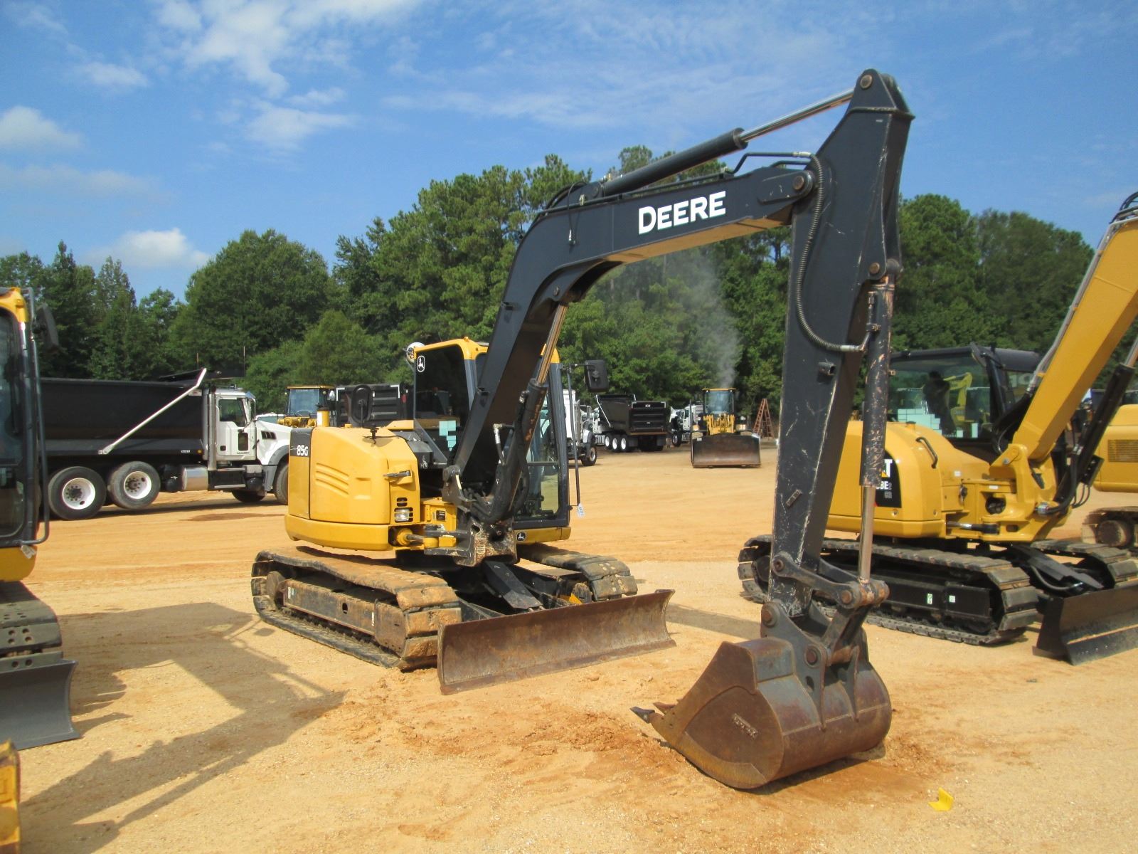 2013 JOHN DEERE 85G HYDRAULIC EXCAVATOR VIN SN 017028 6 6 STICK 36 2013-john-deere-85g-hydraulic-excavator-vin-sn-017028-6-6-stick-36