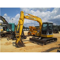 2006 KOMATSU PC78US-6NO HYDRAULIC EXCAVATOR, VIN/SN:8325 - 7'6" STICK, 26" BUCKET, THUMB, ECAB W/AIR