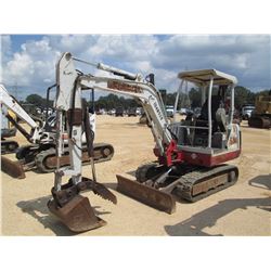 2007 TAKEUCHI TB125 HYDRAULIC EXCAVATOR, VIN/SN:12518588 - 4' 6" STICK, 24" BUCKET, HYDRAULIC THUMB,