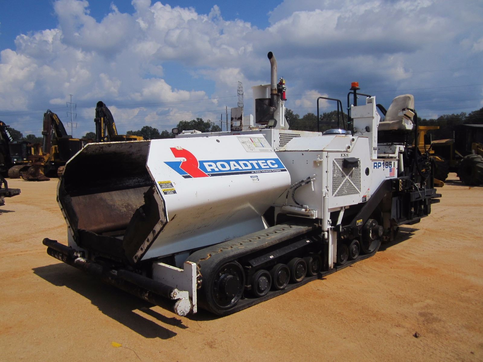 2012 ROADTEC RP195 ASPHALT PAVER, VIN/SN:RP-195-269 - EAGLE 10'-19'6 ...
