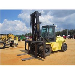 2004 HYSTER H190HD FORKLIFT, VIN/SN:1700B - 14,200# CAP, TWO STAGE MAST, ECAB, METER READING 11,831 