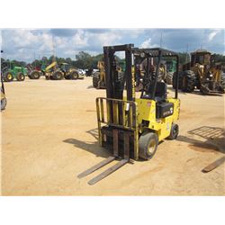 HYSTER H30XL FORKLIFT, VIN/SN:3467P - 2 STAGE MAST, 3000# CAP, GAS ENGINE, CANOPY, METER READING 2,5