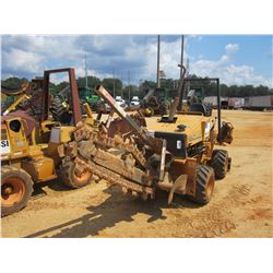CASE 360 TRENCHER, VIN/SN:JAF0279487 - FRONT TRENCHER, ROLL BAR, METER READING 1,128 HOURS