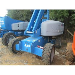 2007 GENIE S65 MANLIFT, VIN/SN:S6007-16875 - ARTICULATING, 4X4, DOUBLE STAGE BOOM, DIESEL ENGINE, 5'