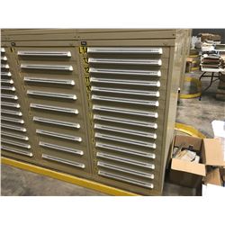 STANLEY VIDMAR TOOL/PARTS STORAGE BOXES, 4" DRAWER