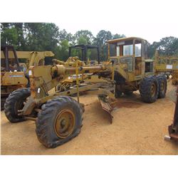 CAT 14E MOTOR GRADER, VIN/SN:72G140 - 12' MOLD BOARD, SCARIFIER, ECAB, 16.00-24 TIRES (DOES NOT RUN)