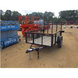 2017 TRAILER WORLD TAG TRAILER, VIN/SN:57BAG5089H1517464 - 5' X 8', S/A, FOLD UP RAMP, 2' HIGH MESH 