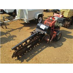 2011 DITCH WITCH RT-12 TRENCHER, - GAS ENGINE, WALK DEHIND, METER READING 149 HOURS