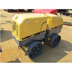 2012 WACKER RT TRENCH ROLLER, VIN/SN:20017266 - 32" DRUMS, VIBRATORY W/ REMOTE, METER READING 312 HO