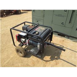 REDDY 7000 WATT PORTABLE GENERATOR, GAS ENGINE, METER READING 115 HOURS