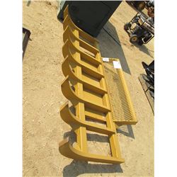 ROOT RAKE, - 7', FITS SKID STEER LOADER