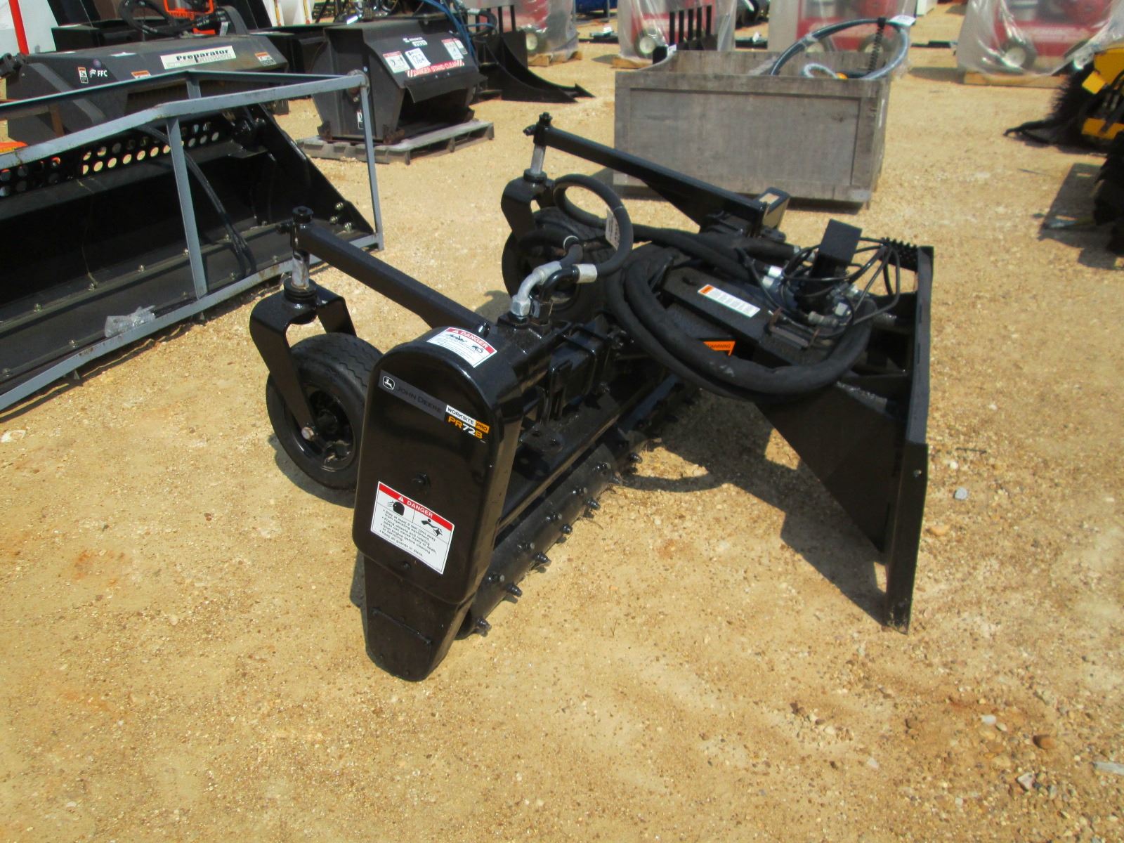 PR72B HARLEY RAKE, VIN/SN:M60-053 - WORKSHOP PRO, FITS SKID STEER