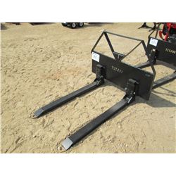 SET OF TITAN FORKS, FITS SKID STEER LOADER