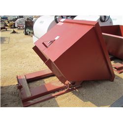 KIT CONTAINER SMLD 2.0 2 YARD SELF DUMPING HOPPER, -1/2" THICK HEAVY-DUTY LATCH, HEAVY STEEL BASE W/