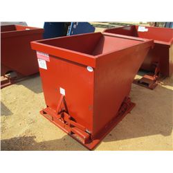 STANDARD DUTY 1.5 CUBIC YARD SELF DUMPING HOPPER, 4,000# CAP