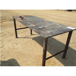 - 3'X7' METAL TABLE
