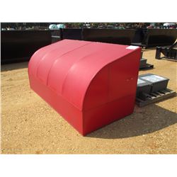 45" WIDE X 101" LENGTH X 48" HIGH FABIC/ALUM FRAME COVER