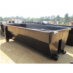 13 CU YD, TUB STYLE, ROLL OFF CONTAINER FOR CABLE LIFT TRUCKS ONLY
