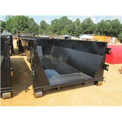 13 CU YD, TUB STYLE, ROLL OFF CONTAINER FOR CABLE LIFT TRUCKS ONLY