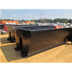 13 CU YD, TUB STYLE, ROLL OFF CONTAINER FOR CABLE LIFT TRUCKS ONLY