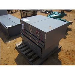 (2) 5 DRAWER PRINT CABINET