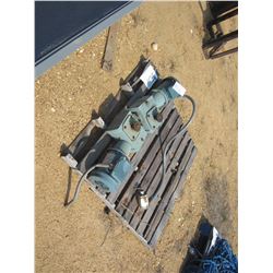 (2) HYTROL GEAR BOX W/ELECT MOTOR