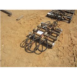 (5) MISC SIZE STEEL CHOKER