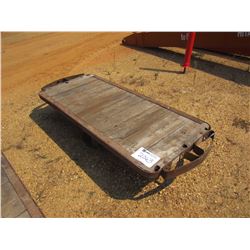 32" X 6' WOODEN CART