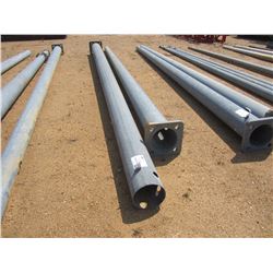 (2) 27' GALV LIGHT POLES