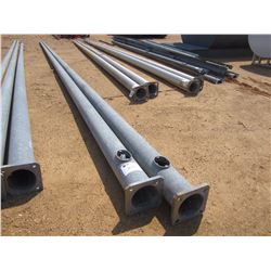 (2) 40' GALV LIGHT POLES