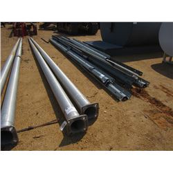 (2) 33' ALUMINUM TAPER POLES