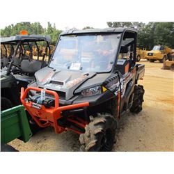 2016 POLARIS RANGER 900 HO HI-LIFTER SIDE BY SIDE, VIN/SN:3NSRTM871GG529713 - 4X4, GAS ENGINE, CANOP