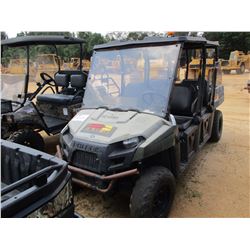 2011 POLARIS RANGER SIDE BY SIDE, VIN/SN:4XAWH5DAXB4210133 - CREW CAB, 4X4, GAS ENG, WINDSHIELD, CAN