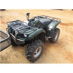 YAMAHA 4 WHEELER, - 4X4, SUPER WINCH, LT3000 WINCH, METER READING 674 HOURS