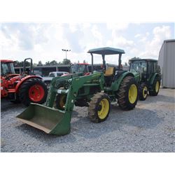 2004 JOHN DEERE 5320 FARM TRACTOR, VIN/SN:432109 - MFWD, 3 PTH, PTO, 2 HYD REMOTES, JOHN DEERE 541 L
