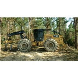 2015 CAT 545D SKIDDER, VIN/SN:KGP00125 - DUAL ARCH, WINCH, ECAB W/AC, 35.5 TIRES, 3,825 HOURS (SELLI