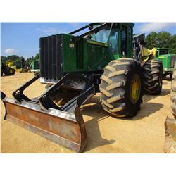 2014 JOHN DEERE 748H SKIDDER, VIN/SN:656870 - GRAPPLE, DUAL ARCH, WINCH ECAB W/ AC, SWEDA AXLES, 30.