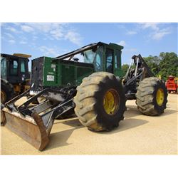 2010 JOHN DEERE 748H SKIDDER, VIN/SN:630211 - GRAPPLE, DUAL ARCH, WINCH, ECAB W/AIR, 35.5L-32 TIRES