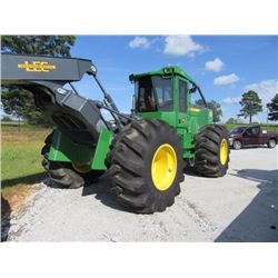 2016 JOHN DEERE 648L GRAPPLE SKIDDER, VIN/SN:674226 - DUAL ARCH, WINCH, ECAB W/ AC, 30.5L32 TIRES, 1