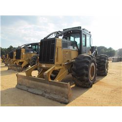 2012 CAT 525C SKIDDER, VIN/SN:52501515 - GRAPPLE, DUAL ARCH, WINCH, ECAB W/AIR, 30.5-32 TIRES, METER