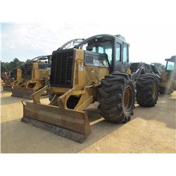 2008 CAT 525C SKIDDER, VIN/SN:52500578 - GRAPPLE, SINGLE ARCH, WINCH, 30.5L-32 TIRES, ECAB W/AIR