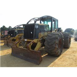 2002 CAT 525B SKIDDER, VIN/SN:BE3KZ00648 - GRAPPLE, DUAL ARCH, WINCH, ECAB W/AIR, 35.5-32 TIRES, MET