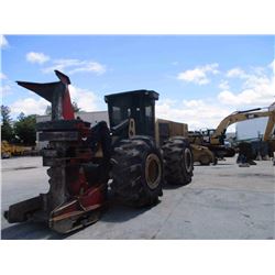 2014 CAT 573C FELLER BUNCHER, VIN/SN:W7300117 - SC57 SAW HEAD, ECAB W/AIR, 30.5X32 TIRES WITH DUAL R