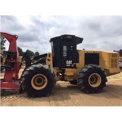 2013 CAT 563C FELLER BUNCHER, VIN/SN:W6300109 - SC57 SAW HEAD, ECAB W/AIR, 30.5X32 TIRES, METER READ