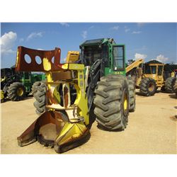 2013 JOHN DEERE 643K FELLER BUNCHER, VIN/SN:655473 - N45X SAW HEAD, ECAB W/AIR, 30.5-32 TIRES, METER