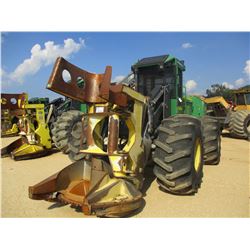 2011 JOHN DEERE 643K FELLER BUNCHER, VIN/SN:632569 - JOHN DEERE FD45 SAW HEAD, ECAB W/AIR, 28L-26 TI