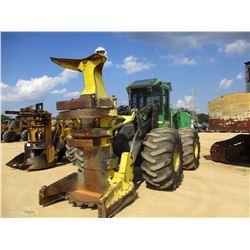 2007 JOHN DEERE 643J FELLER BUNCHER, VIN/SN:608428 - JOHN DEERE FD22B SAW HEAD, ECAB W/AIR, 28L-26 T