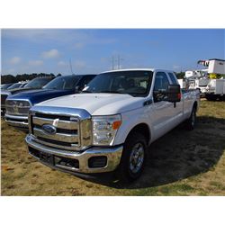 2012 FORD F250 PICKUP, VIN/SN:1FTX2A64CEC70722 - EXTENDED CAB, V8 GAS ENG, A/T, LONG BED, ODOMETER R