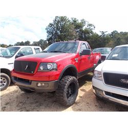 2005 FORD F150 PICKUP, VIN/SN:1FTRF04505KB71032 - 4X4, EXT CAB, V8 GAS ENGINE, A/T, ODOMETER READING
