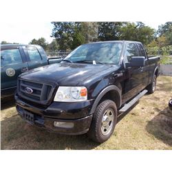 2004 FORD F150 PICKUP, VIN/SN:1FTPX14524NC42674 - 4X4, EXTENDED CAB, V8 GAS ENGINE, A/T, ODOMETER RE